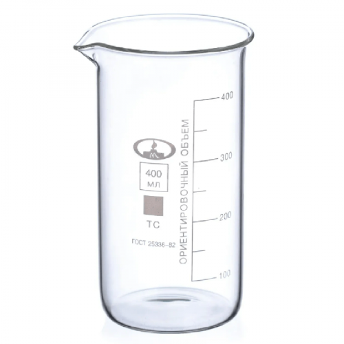 Стакан лабораторный В-1-400 мл с делением