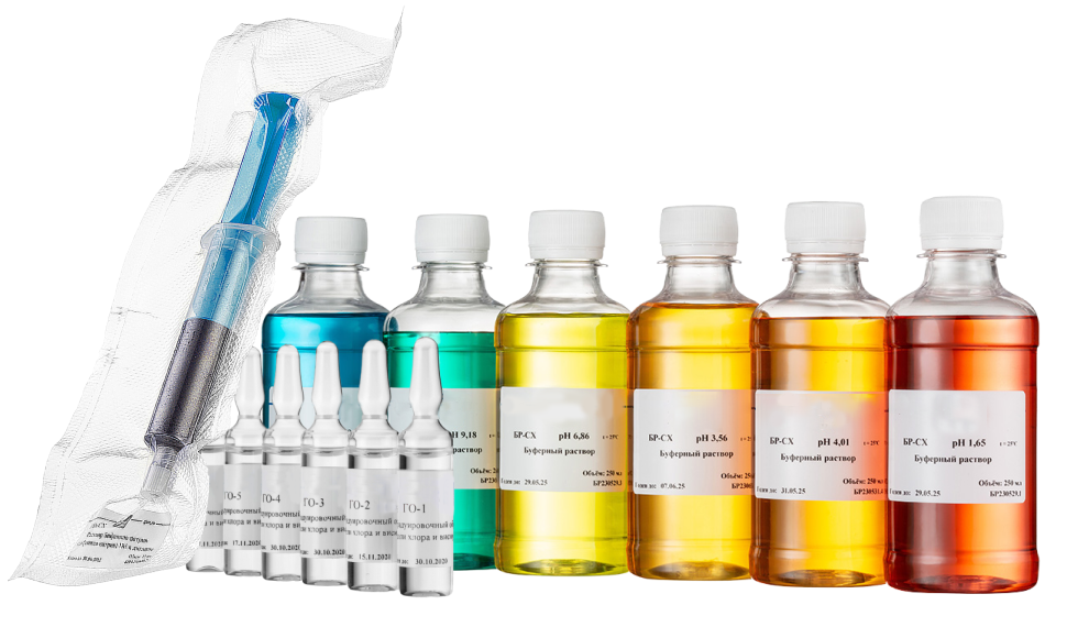 ГСО, стандартные образцы, градуировочные образцы, висмут , Реактивы Фишера, Раствор бифенила натрия, Буферные растворы