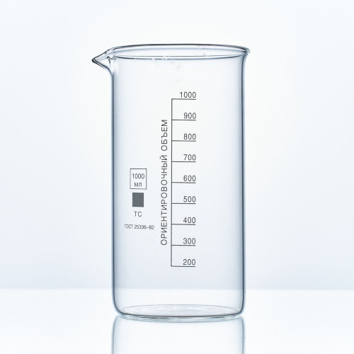 Стакан лабораторный В-1-1000 мл с делением