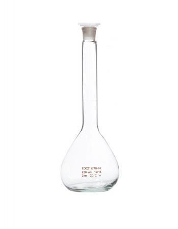 Колба мерная 2а-100-2 на 100 мл, без шлифа с пласт. пробкой