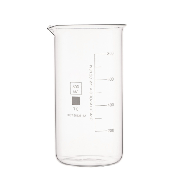 Стакан лабораторный В-1-800 мл с делением
