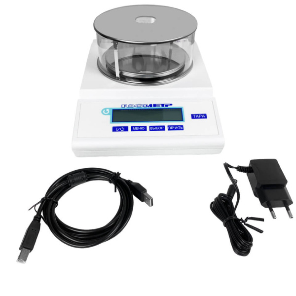 Весы лабораторные ВЛТЭ-310 (310г,0,001г внешняя калибровка)