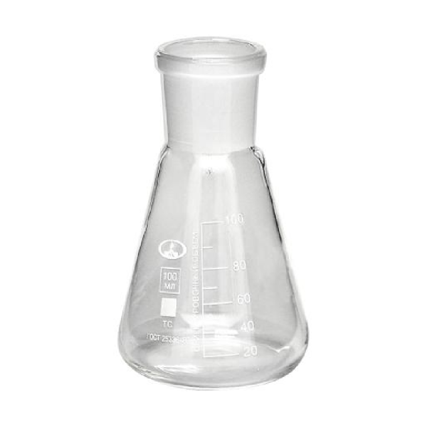 Колба коническая КН-1-100-29/32 на 100 мл, со шлифом